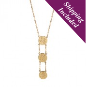 Three Lucky Stars Delicate Gold Necklace Three Lucky Stars Delicate Gold Necklace